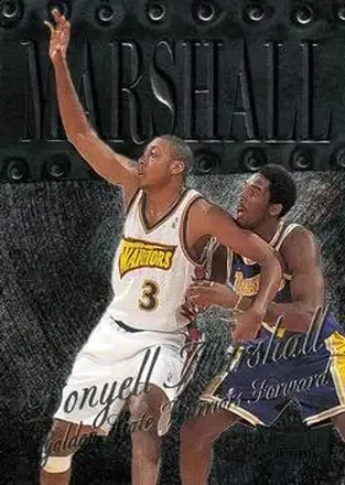 1998-99 Metal Universe #26 - Donyell Marshall - Golden State Warriors