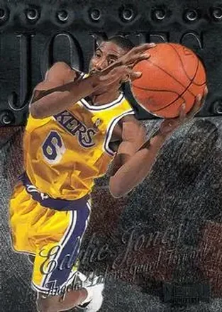 1998-99 Metal Universe #32 - Eddie Jones - Los Angeles Lakers