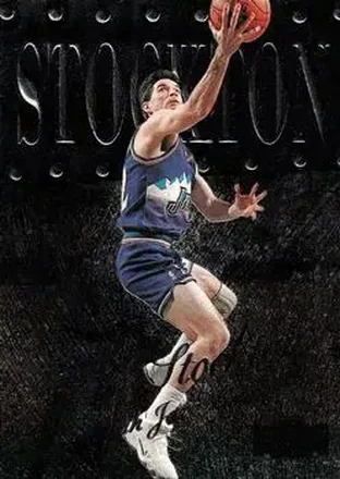 1998-99 Metal Universe #45 - John Stockton - Utah Jazz