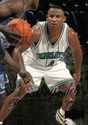 1998-99 Metal Universe #46 - David Wesley - Charlotte Hornets