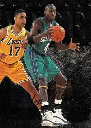 1998-99 Metal Universe #52 - Glen Rice - Charlotte Hornets