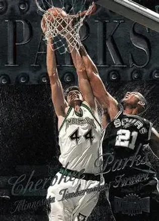 1998-99 Metal Universe #54 - Cherokee Parks - Minnesota Timberwolves