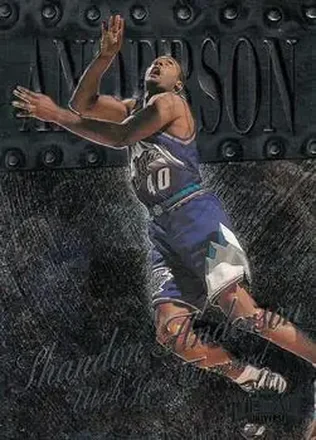 1998-99 Metal Universe #60 - Shandon Anderson - Utah Jazz