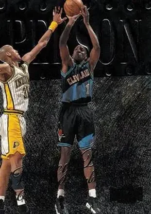 1998-99 Metal Universe #84 - Wesley Person - Cleveland Cavaliers