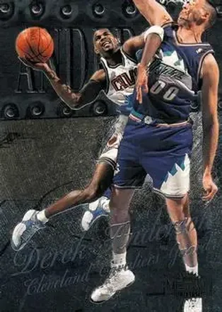 1998-99 Metal Universe #98 - Derek Anderson - Cleveland Cavaliers