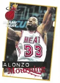 1998-99 Panini NBA Stickers #8 Alonzo Mourning