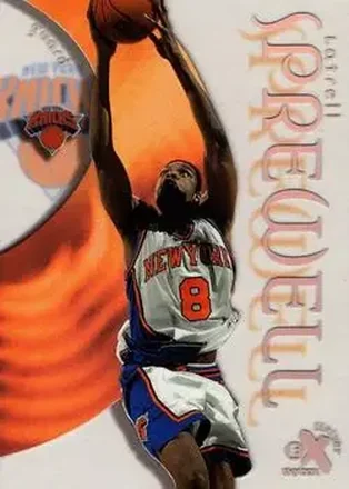 1998-99 SkyBox E-X Century #8 - Latrell Sprewell - New York Knicks