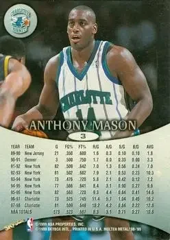 Back of Anthony Mason