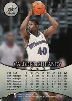 Back of Calbert Cheaney