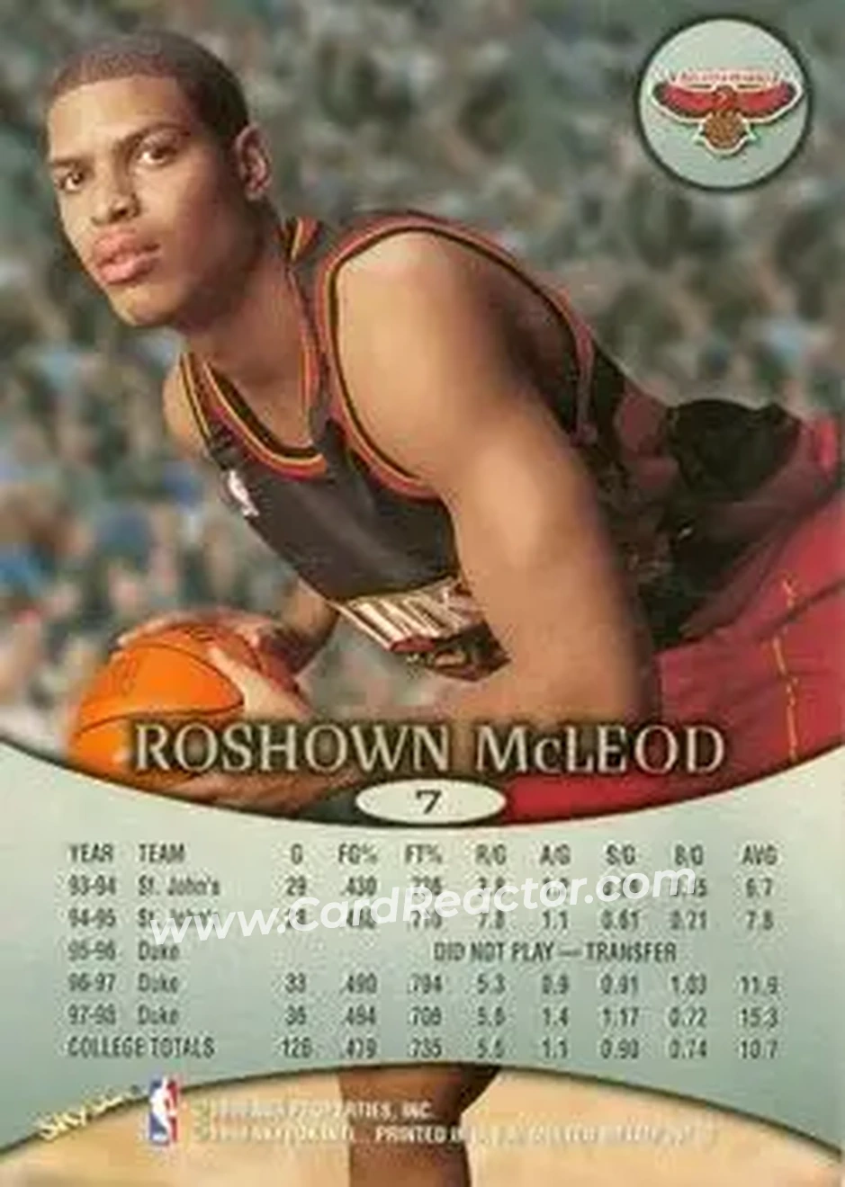 Back of Roshown McLeod
