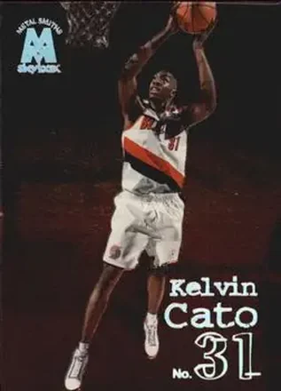 1998-99 SkyBox Molten Metal #9 - Kelvin Cato - Portland Trail Blazers
