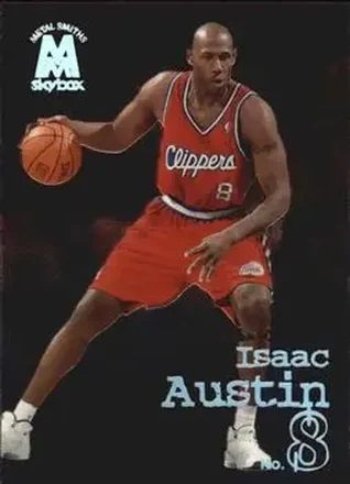 1998-99 SkyBox Molten Metal #11 - Isaac Austin - Los Angeles Clippers