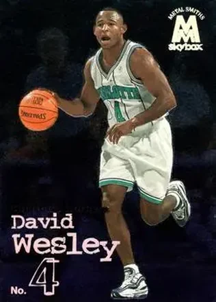 1998-99 SkyBox Molten Metal #13 - David Wesley - Charlotte Hornets