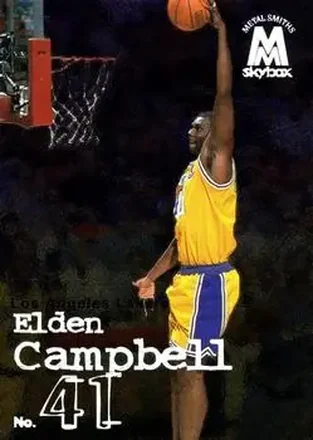 1998-99 SkyBox Molten Metal #15 - Elden Campbell - Los Angeles Lakers