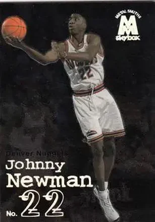 1998-99 SkyBox Molten Metal #19 - Johnny Newman - Denver Nuggets