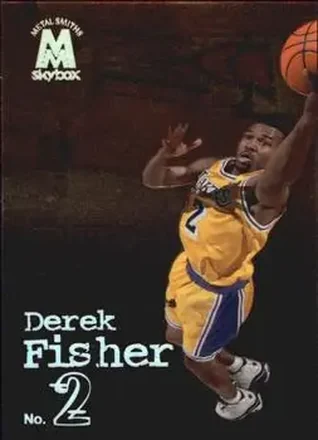 1998-99 SkyBox Molten Metal #24 - Derek Fisher - Los Angeles Lakers