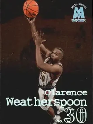 1998-99 SkyBox Molten Metal #28 - Clarence Weatherspoon - Golden State Warriors