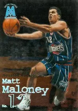 1998-99 SkyBox Molten Metal #49 - Matt Maloney - Houston Rockets