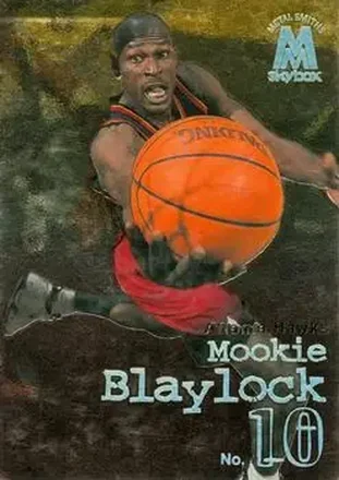 1998-99 SkyBox Molten Metal #53 - Mookie Blaylock - Atlanta Hawks