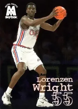 1998-99 SkyBox Molten Metal #73 - Lorenzen Wright - Los Angeles Clippers