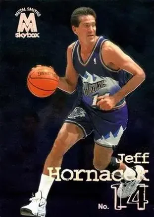 1998-99 SkyBox Molten Metal #80 - Jeff Hornacek - Utah Jazz