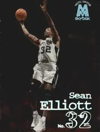 1998-99 SkyBox Molten Metal #83 - Sean Elliott - San Antonio Spurs 1998-99 SkyBox Molten Metal #83 - Sean Elliott - San Antonio Spurs