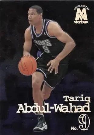 1998-99 SkyBox Molten Metal #100 - Tariq Abdul-Wahad - Sacramento Kings