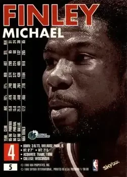 Back of Michael Finley