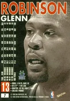 Back of Glenn Robinson