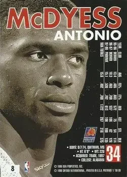 Back of Antonio McDyess