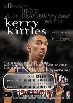 Back of Kerry Kittles