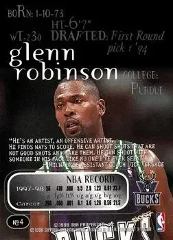 Back of Glenn Robinson