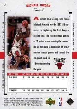 Back of Michael Jordan