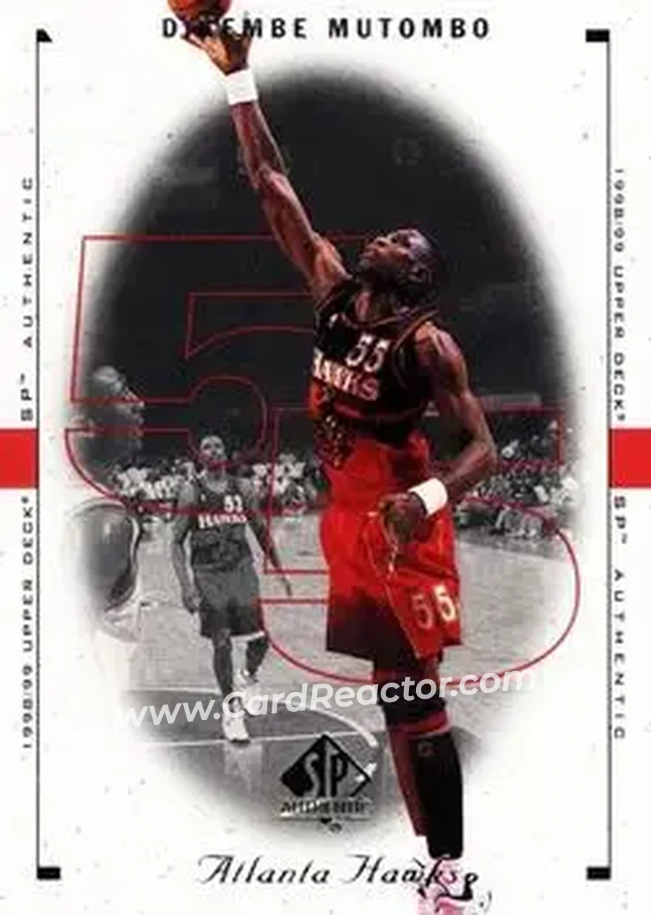 Front of Dikembe Mutombo