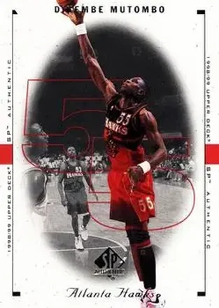 1998-99 SP Authentic #12 Dikembe Mutombo