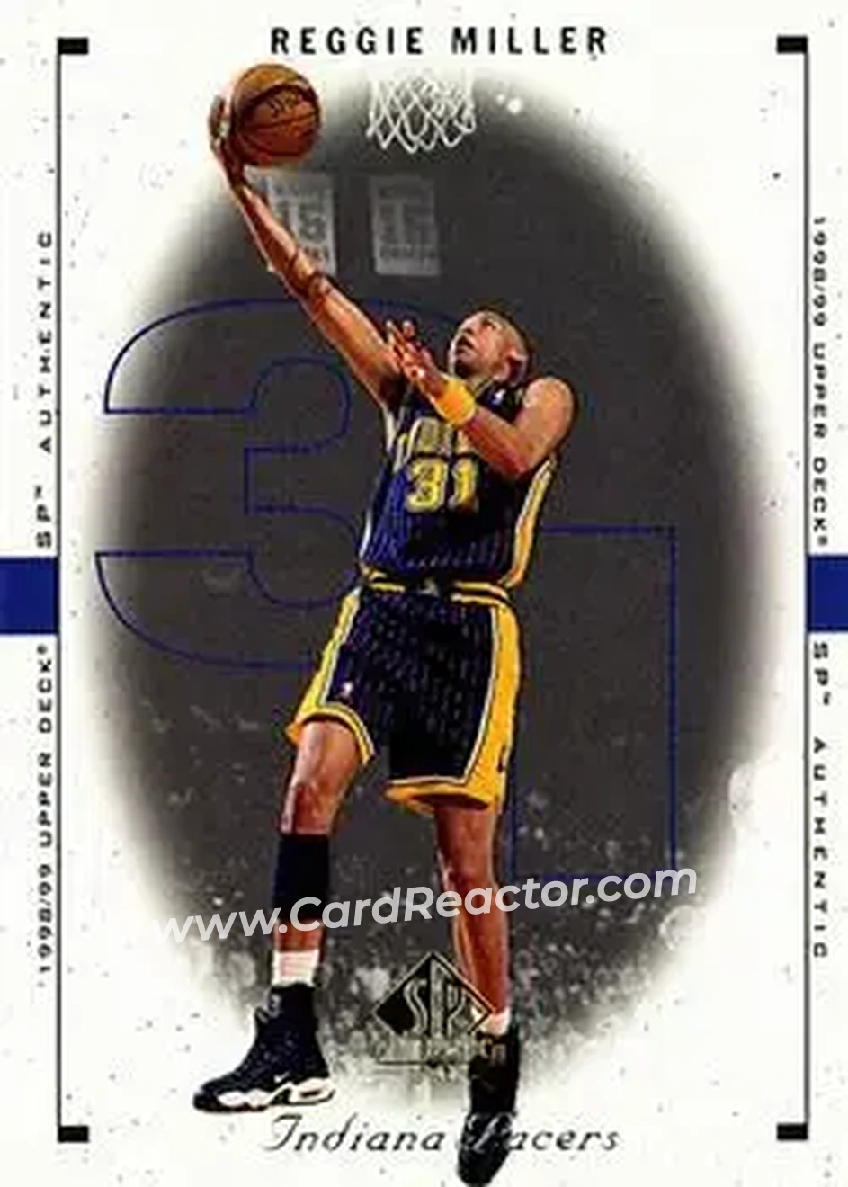 Front of Reggie Miller