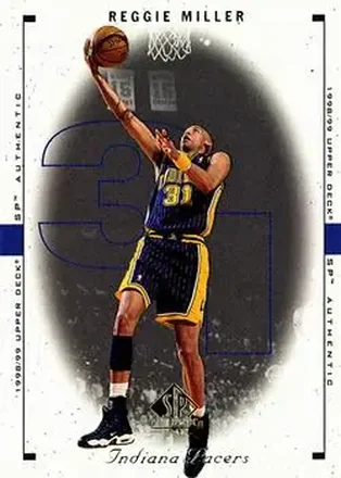 1998-99 SP Authentic #39 Reggie Miller