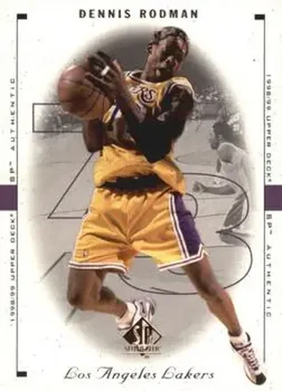 1998-99 SP Authentic #45 - Dennis Rodman - Los Angeles Lakers