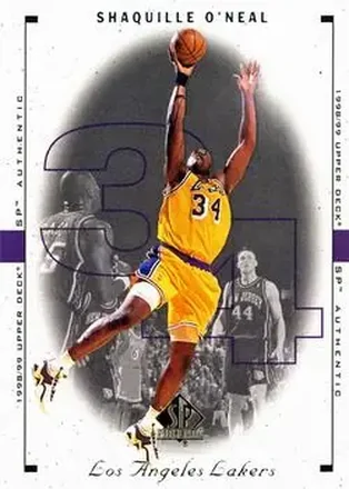 1998-99 SP Authentic #46 Shaquille O'Neal