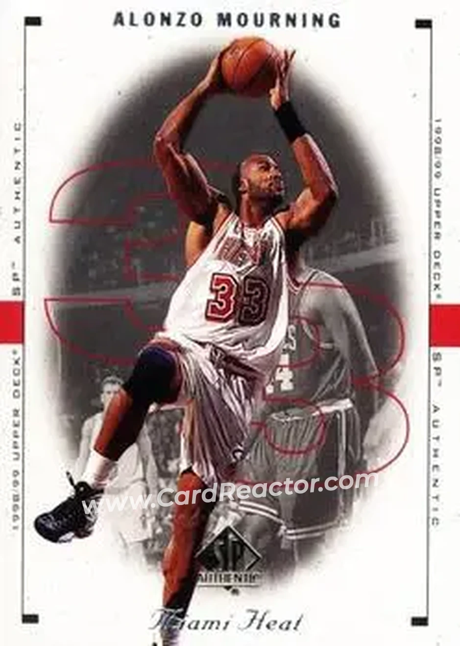 Front of Alonzo Mourning