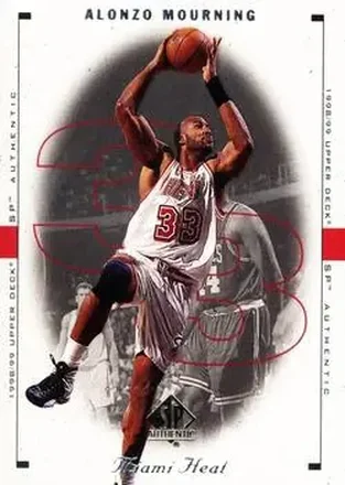 1998-99 SP Authentic #47 Alonzo Mourning