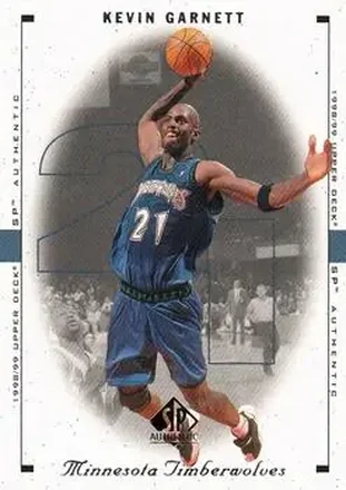 1998-99 SP Authentic #53 Kevin Garnett