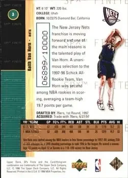 Back of Keith Van Horn