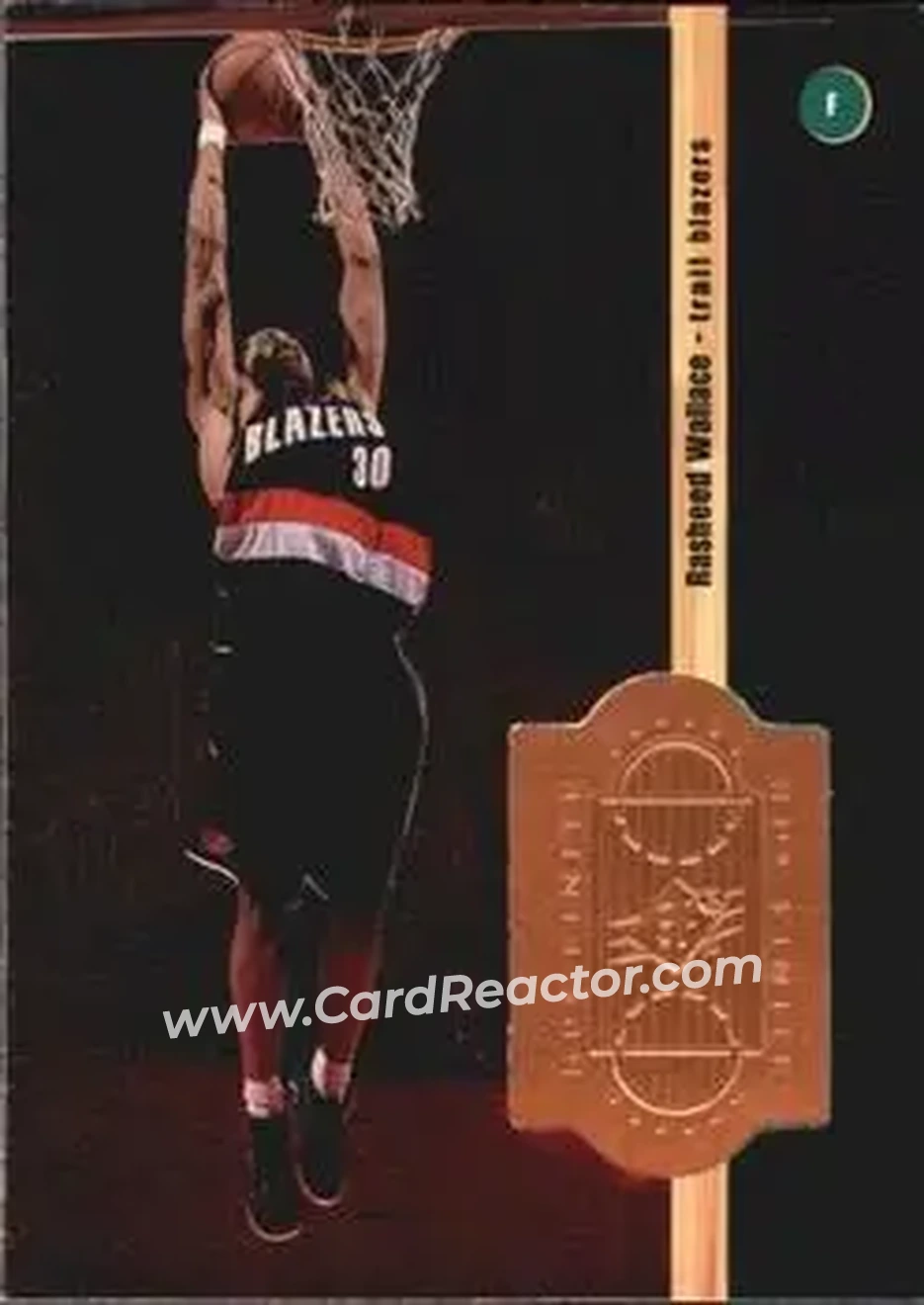 Front of Rasheed Wallace