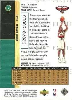 Back of Mookie Blaylock