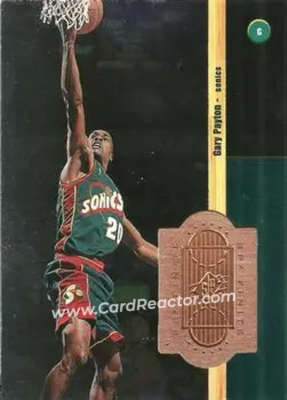 Front of Gary Payton