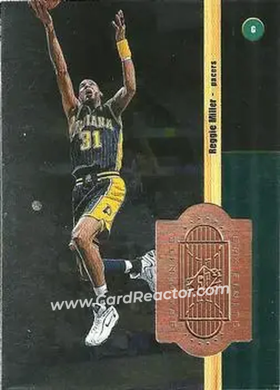 Front of Reggie Miller