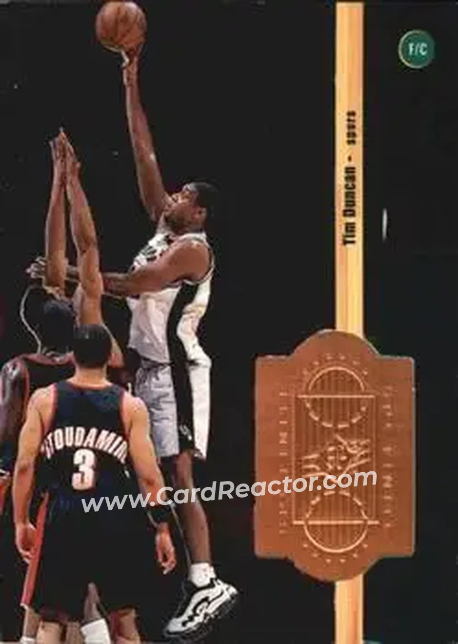 Front of Tim Duncan
