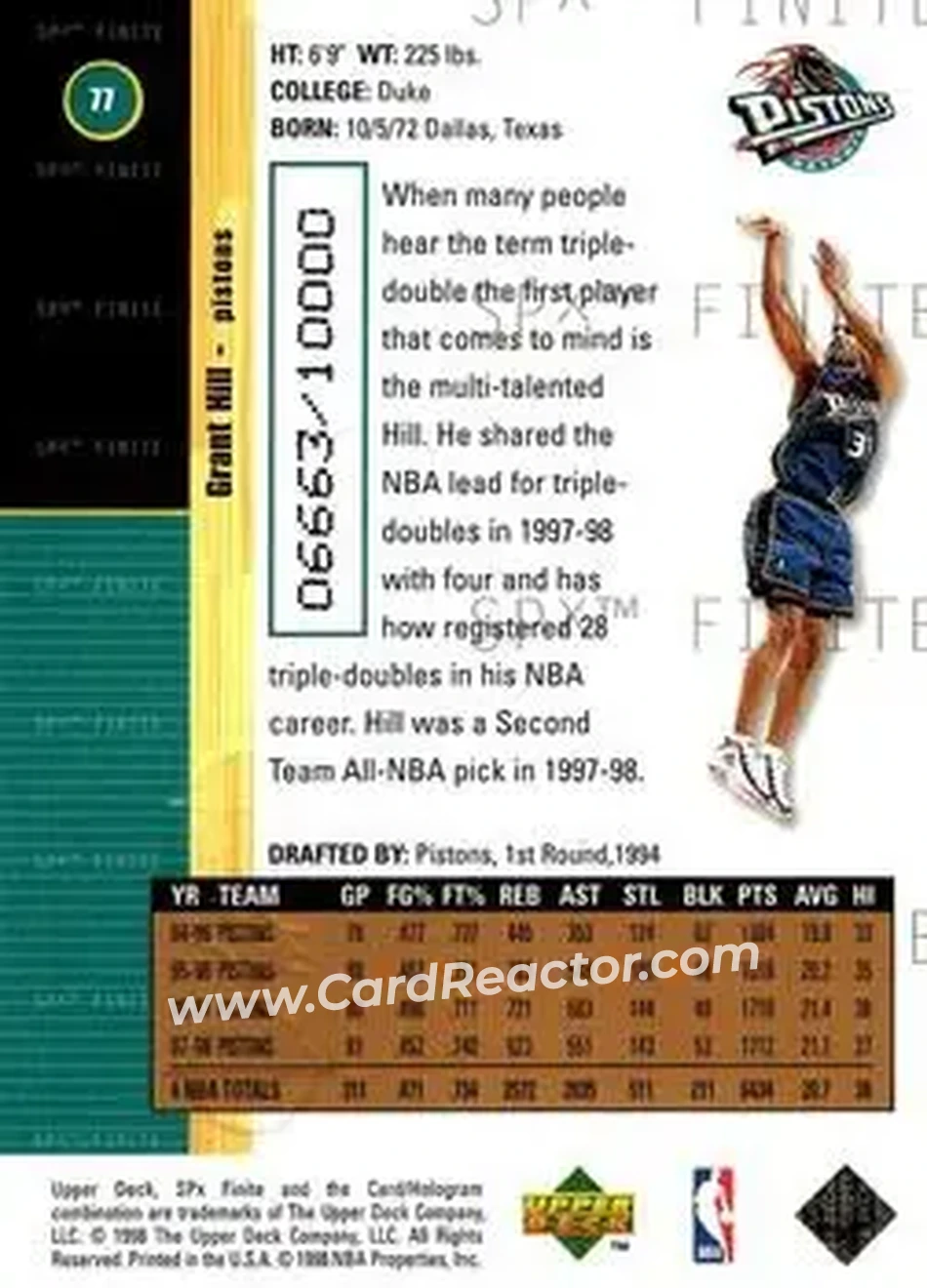 Back of Grant Hill