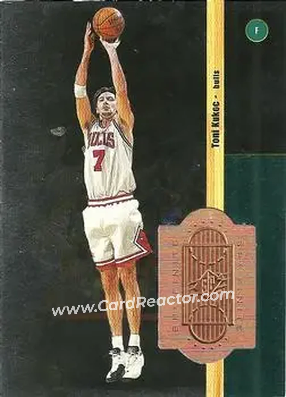 1998-99 SPx Finite #86 - Toni Kukoc - Chicago Bulls